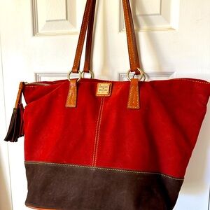 Dooney & Bourke  Nubuck leather two Tobi tote